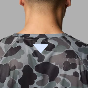 Прямая Продажа с фабрики дышащая мужская рубашка с коротким рукавом для рыбалки Защита от солнца - Product Image 5