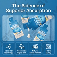 Magnésium Liposomal en Vrac Liquide Oral 10ml Sachets Formule Minérale Quotidienne Portable Étiquette Privée Emballage Personnalisé