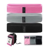 Heavy Duty Ejercicio Power Tela de algodón Pull Up Assist Bandas largas para la cadera Banda de resistencia personalizada larga