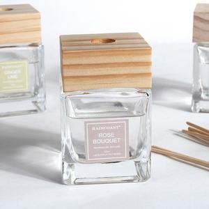 Diffuseur <span class=keywords><strong>de</strong></span> parfum pour la maison RAINCOAST, écologique, 100 ml, avec couvercle en bois - Product Image 3