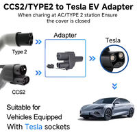 Adaptateur de connecteurs EV SIXPENCE CCS2 vers NACS Tesla Fast Charger AC+DC, état neuf, modèles 3/X/Y/S