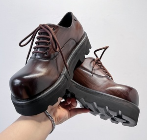 Nuevo Modelo 2025 Zapatos Elevadores de Otoño para Hombre, Negros con Cordones, de PU, Estilo Oxford, Tipo Sneaker de Vestir, con Aumento de Altura, Alta Calidad - Product Image 6