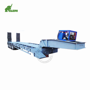 Remolque de equipo de transporte de remolque de camión de cama baja de personalización con cuello de cisne Decatable - Product Image 3