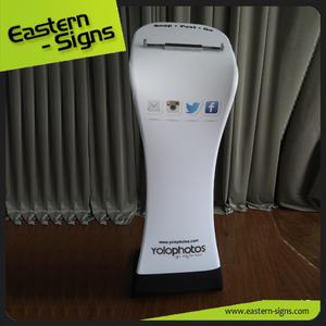 New Arrival <strong>Tablet</strong> Sharing Station 360&deg; Photo Booth Custom Logo Print Tension Fabric Backdrop <strong>Tablet</strong> Stand Shelf Trade Show - Product Image 6