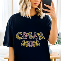 Meilleures ventes : Transferts thermiques en strass pour T-shirt, motif « Cheer Mom »
