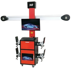 อุปกรณ์ตั้งศูนย์ถ่วงล้อ 3 มิติ ระดับพรีเมียม สำหรับงานอุตสาหกรรม หน้าจอ LED คู่ กล้อง 5MP ได้รับการรับรองมาตรฐาน CE ISO เหมาะสำหรับอู่ซ่อมยางรถยนต์ - Product Image 2