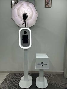 Портативная фотобудка Glam Wedding Oval для iPad и DSLR-камер, 10.9/12.9/13 дюймов, для селфи и фотосессий - Product Image 2