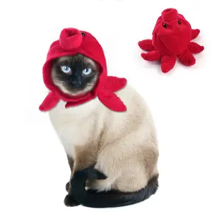 2024 зимняя Милая Косплей кошка собака Осьминог плюшевая шапочка для домашних животных для продажи