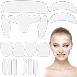 Parches de Silicona Antiarrugas Reutilizables para Ojos y Mejillas, Almohadillas Transparentes No Absorbentes para la Frente y el Rostro de Mujeres - Product Image 1