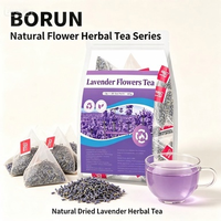Sachets de thé aux fleurs de lavande naturelle pour la réduction du stress et la relaxation, 30 sachets, infusion chaude/froide, durée de conservation de 24 mois