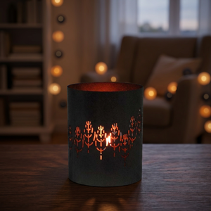 Jaula para velas perforada y grabada - Product Image 2
