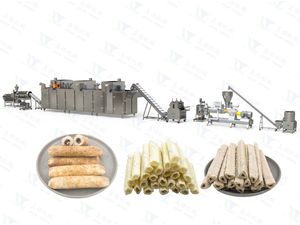 Máquina de línea de procesamiento de alimentos para aperitivos inflados automáticos de operación más conveniente y fácil - Product Image 3