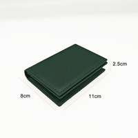 Porte-cartes de crédit multi-cartes en cuir végétalien gaufré de qualité supérieure pour collectionneurs, accessoire de voyage design