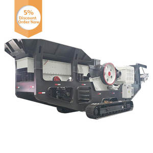 Estación Móvil de Trituración con Plataforma de Transferencia Rápida, con Trituradora de Mandíbulas PE y Criba Vibratoria para Proyectos Mineros - Product Image 1