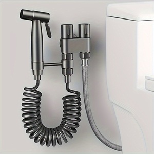 Ручной биде с двойным выпускным угловым клапаном - Product Image 3
