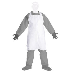 CFC CE Approved <b>White</b>/Blue/Pink/Green Disposable Kitchen Adult Ldpe Pe <b>Apron</b> Industrial Safety Plastic <b>Apron</b> - Product Image 5