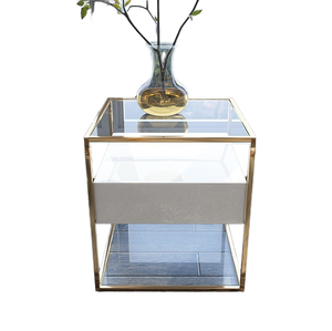 Mesa Consola Metálica de Estilo Nórdico Moderno para Sala de Estar, Mueble Multifuncional con Almacenamiento Creativo - Product Image 1