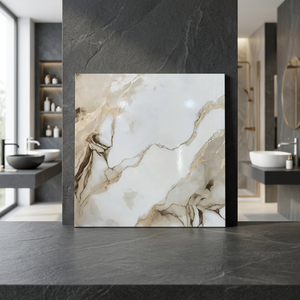 Carreaux de sol en céramique numérique contemporains 400x400mm, porcelaine rustique mate, design moderne pour l'intérieur de la maison - Product Image 5