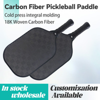 Raket Pickleball Serat Karbon 18K Cold Press |   Performa Profesional 3D Tekstur Karbon Mentah High Spin untuk Pemain Mahir