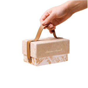 Luxury Wedding Gift <b>Box</b> with Recyclable Lid Base Matt Lamination Sponge Liner Custom Logo-Rigid Boxes Manufacturer - Product Image 1