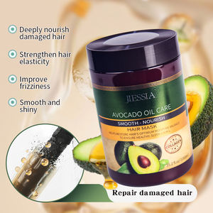 Mascarilla Capilar de Aguacate con Colágeno y Hierbas para Reparar el Cabello Seco y Dañado, Suavizante y Anti-Frizz, Marca Privada - Product Image 2