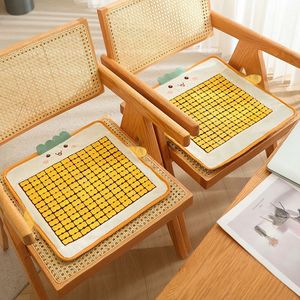 Bamboo Cooling Seat Cushion 40x40cm 45x45cm Breathable Car Office <b>Chair</b> <b>Pad</b> Cute Animal Design - Product Image 2