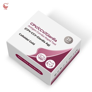 Kit Test Rapido Antigenico 3-in-1 CPV CCV <span class=keywords><strong>Giardia</strong></span>, Un Campione Fecale, Diagnosi Tripla della Diarrea, 10 Minuti, OEM ODM 1 o 25 Test - Product Image 4