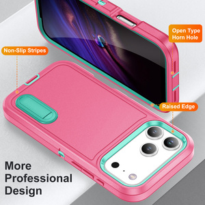 Funda Protectora Resistente a Impactos para Teléfono, con Soporte Integrado, para iPhone 17 Pro Max, 16, 15, 14, 13 - Product Image 2