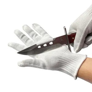 Gants tactiques anti-coupure Gants de haute qualité en fil métallique résistant aux couteaux