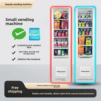 Distributeur automatique compact et coloré de cigarettes et de noix de betel ; Distributeur commercial intelligent sans personnel, en libre-service 24h/24, pour boissons