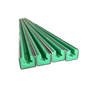 Tùy chỉnh băng tải đường sắt Xích uhmw-pe hướng dẫn đường ray màu xanh lá cây trượt nhựa đường sắt hướng dẫn - Product Image 1