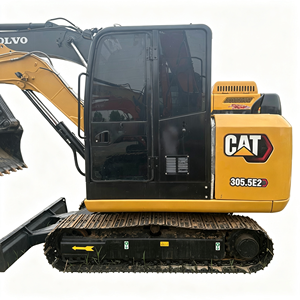 Mini-excavatrice Caterpillar 305.5E2 d'occasion 2024, 5,5 tonnes, avec marteau brise-roche, godet de terrassement 0,22 m, puissance 34,1 kW, faible nombre d'heures, en stock - Product Image 1
