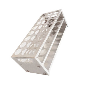 Guanghe Kunshenglong Soporte de aluminio para tubos de ensayo, 24 pozos, para laboratorio, con múltiples orificios, para tubos de centrífuga - Product Image 1