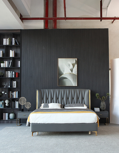 Litera italiana de madera sólida moderna, cama individual de diseño doble de lujo para hotel, cama king size, otros muebles de dormitorio para niños - Product Image 4