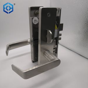 SUS304アメリカスタイル標準ドアハードウェア<span class=keywords><strong>UL</strong></span>リストクローゼットレバーロックセット木ドア用 - Product Image 5