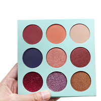 Palette d'ombres à paupières DIY, fournisseurs de maquillage en marque privée, palette d'ombres à paupières hautement pigmentées