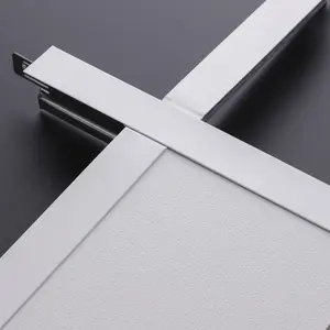 Witte Flat T Grid Gegalvaniseerde Stalen T Bar Plafondkiel Voor Pvc Plafond