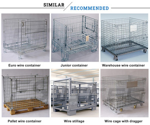 Istifleme galvanizli hafif çelik Q235 kolayca hareketli istiflenebilir çelik Stillages palet - Product Image 6