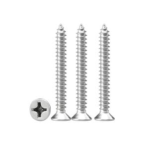 Sujetadores de fábrica Acero inoxidable 304316 Tornillos de madera autorroscantes Venta al por mayor 304 Tornillo de cabeza plana Phillips de acero inoxidable - Product Image 6