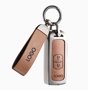 Thấp Moq Unisex Cho <span class=keywords><strong>Mazda</strong></span> 3 2018 Xe Kim Loại <span class=keywords><strong>Key</strong></span> Bìa Trường Hợp <span class=keywords><strong>2025</strong></span> Fob Bảo Vệ Kẽm Hợp Kim Da Với Keychain Phụ Kiện - Product Image 5