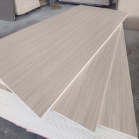 Contreplaqué HPL à grain de bois de 18mm 1220x2440mm contreplaqué laminé imperméable résistant au feu pour cuisine et laboratoire