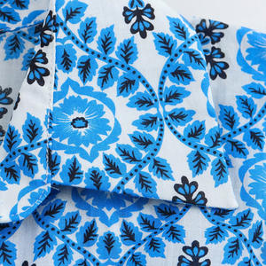 Robe d'été de style <span class=keywords><strong>jupon</strong></span> imprimé pour femmes 2024 Fashion Button Waistband <span class=keywords><strong>Long</strong></span> Sleeve <span class=keywords><strong>Long</strong></span> Loose Vacation Style Dress - Product Image 5