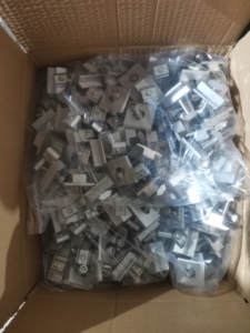 Wholesales Aluminium 35mm 40mm Solar PV Modules Mid <b>Clamp</b> Solar Panel Fixing Middle <b>Clip</b> for Solar Accessories Installation - Product Image 5