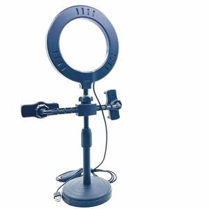 ไฟเติมเต็มความสวยงามสามสี6นิ้ว16ซม. ที่วางดิสก์คอมพิวเตอร์ตั้งโต๊ะสำหรับโฮสต์สตรีมมิงแบบมือถือคู่ - Product Image 2