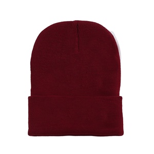 <span class=keywords><strong>Bonnet</strong></span> tricoté en acrylique doux pour adultes en promotion, Technique 3D du logo de broderie d'impression personnalisée pour la scène commerciale - Product Image 1