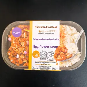 Riso Autoriscaldante Tian Xiaohua, Pollo in Salsa Gialla, Patate, Manzo, Zuppa Migliorata in Confezione, Cibo Istantaneo Conveniente, Porzione Grande - Product Image 4