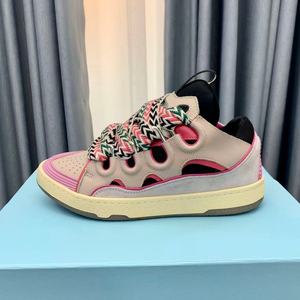 High Quality Famous brand Private Customized Lanvens Shoes Luxury Men and Women Fashion Shoes Lanvens Thick Casual <b>Sneaker</b> - Product Image 4