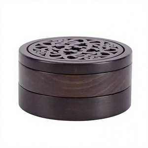 Quemador de Incienso de Madera Hecho a Mano de Diseño, Mubkhar Árabe de Lujo para Regalos de Eid y Ramadán, Colecciones, Decoración del Hogar - Product Image 1