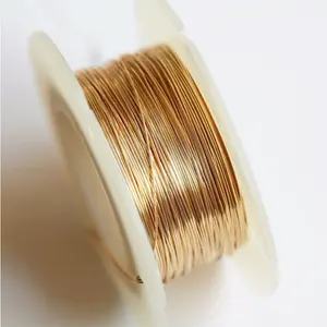 1盎司包装黄金填充珠宝线，用于DIY包裹珠宝发现14k金线