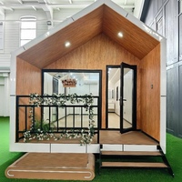 Maison conteneur modulaire préfabriquée de luxe à deux étages, 40 pieds, entièrement meublée, avec chambre et cuisine, design extensible, vente en gros